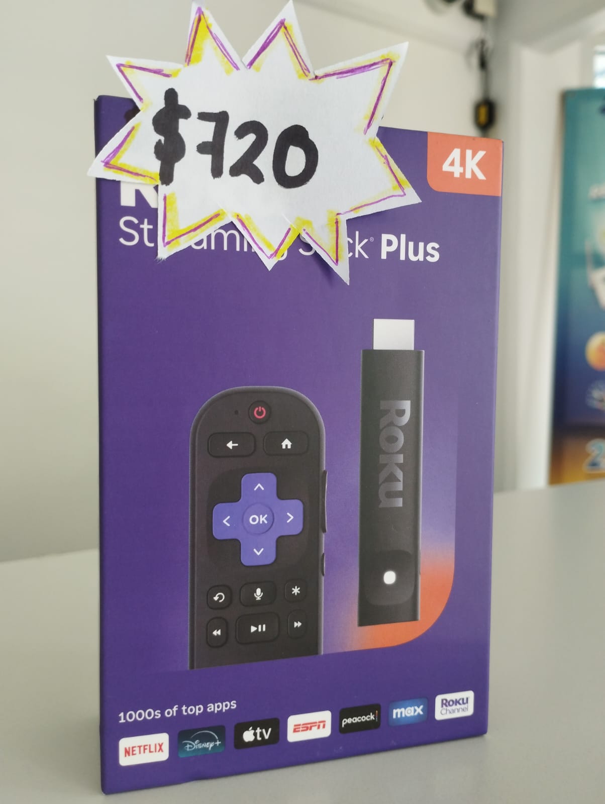 Roku Streaming Stick Plus 4K