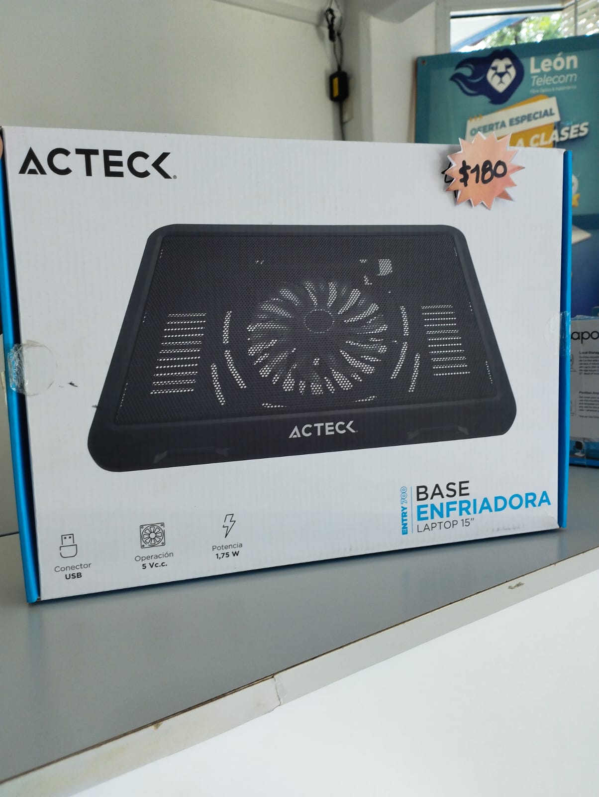 Base enfriadora ACTECK (laptop 15")