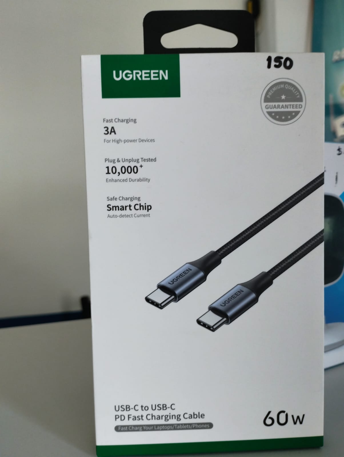 Cable UGREEN USB-C a USB-C 60W