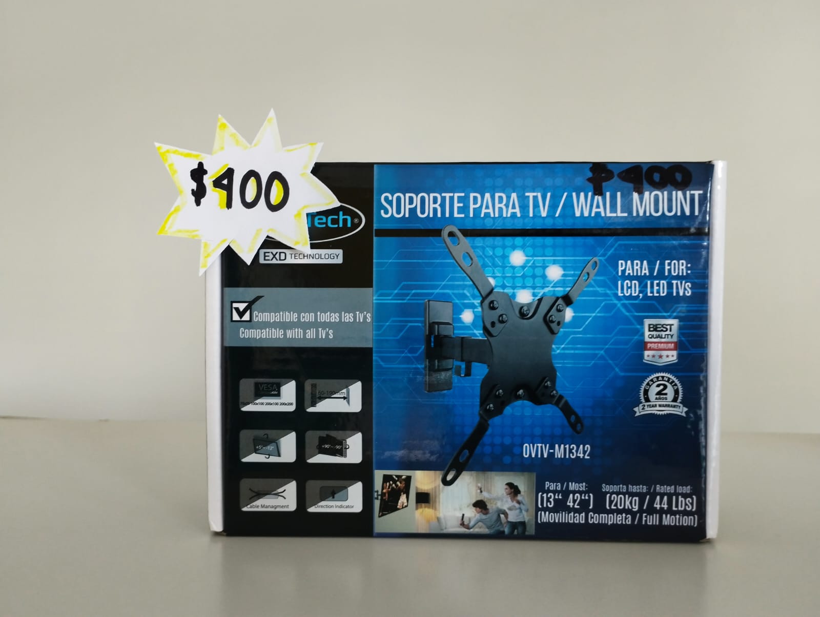 Soporte para TV 13"-42" (full motion)